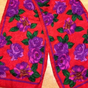 Alfred Sung floral scarf
